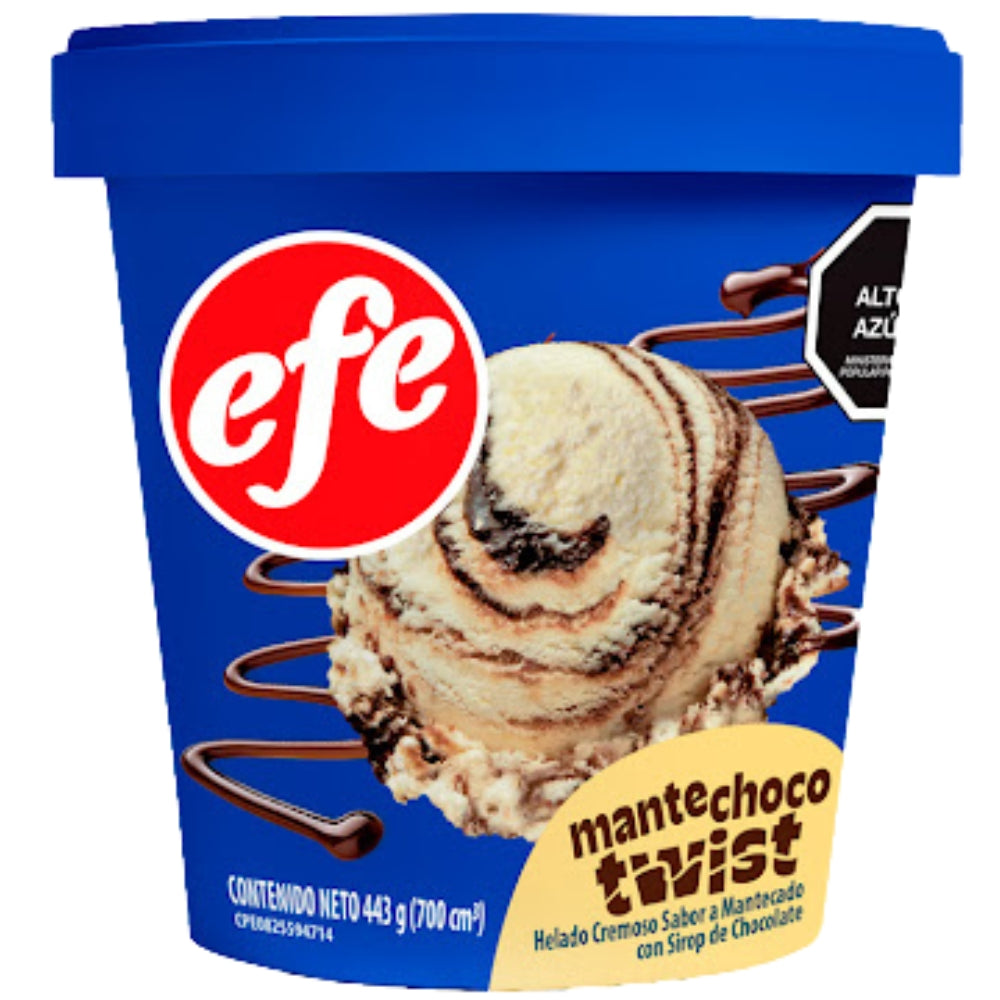 Helado Efe Mantechoco Twist 700ml