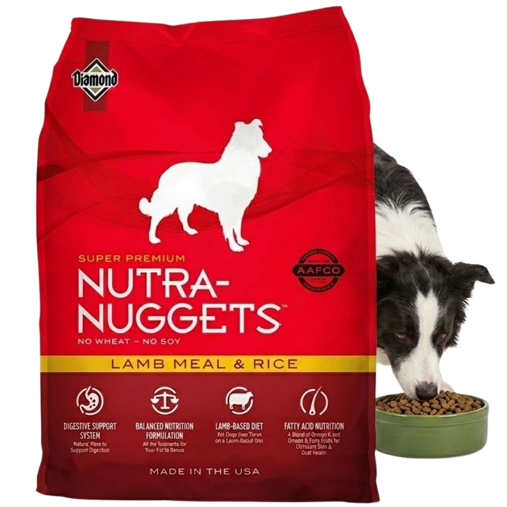 Nutra Nuggets Super Premium Alimento para Perros Lamb Meal & Rice 15 kg