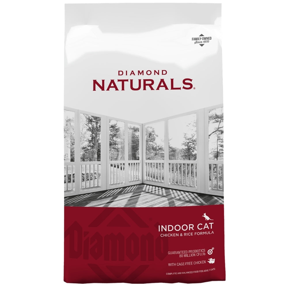 Diamond Naturals Indoor Cat Chicken & Rice Formula Alimento Para Gatos 3 Kg