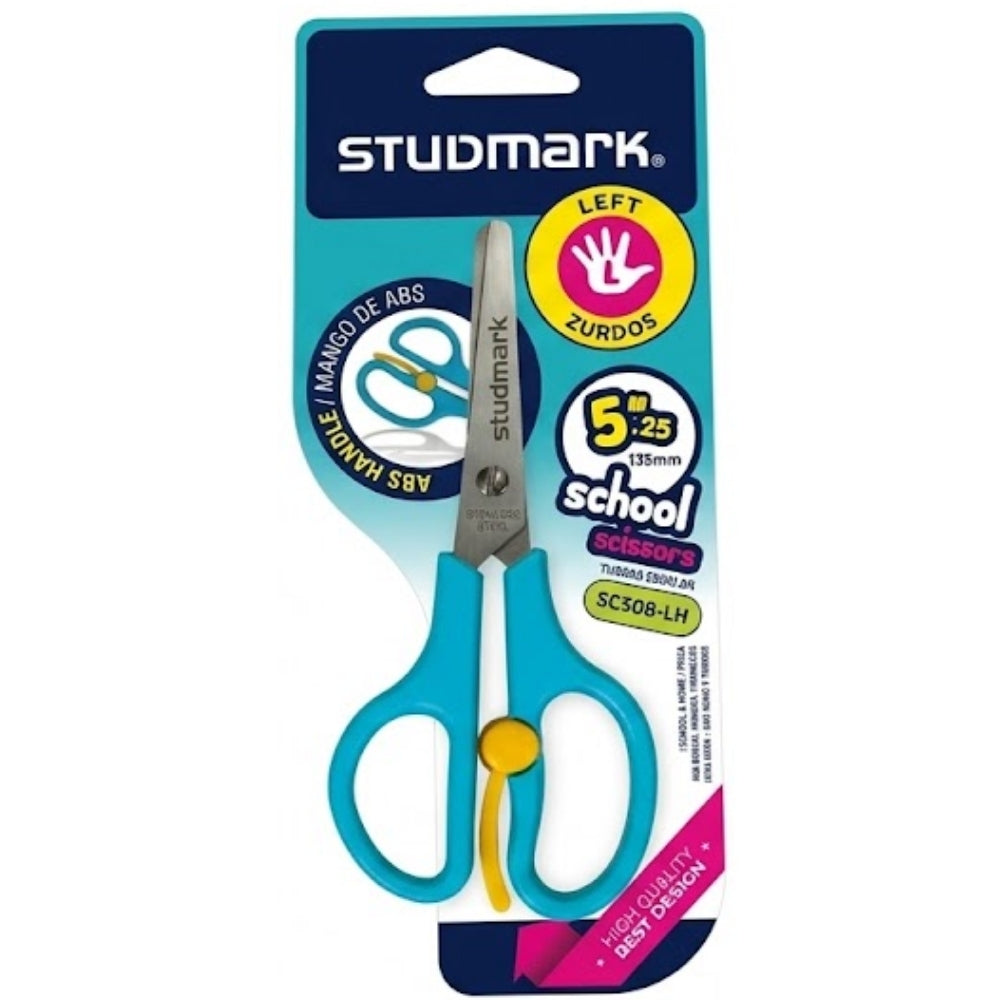 Studmark Tijera Escolar para Zurdos 5.25" 13.5cm Colores Varios