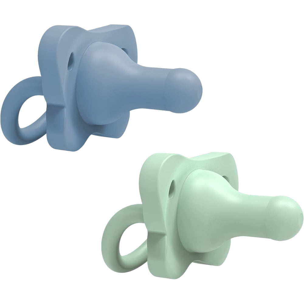 Dr.Brown's Chupón HappyPaci 100% Silicona 0-6m 2 Und sin BPA Diseño Anatómico