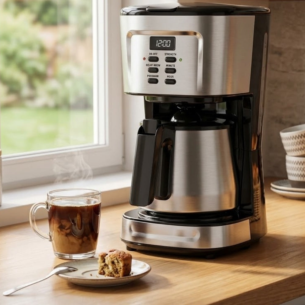 Prime Home Cafetera Programable 12 Tazas