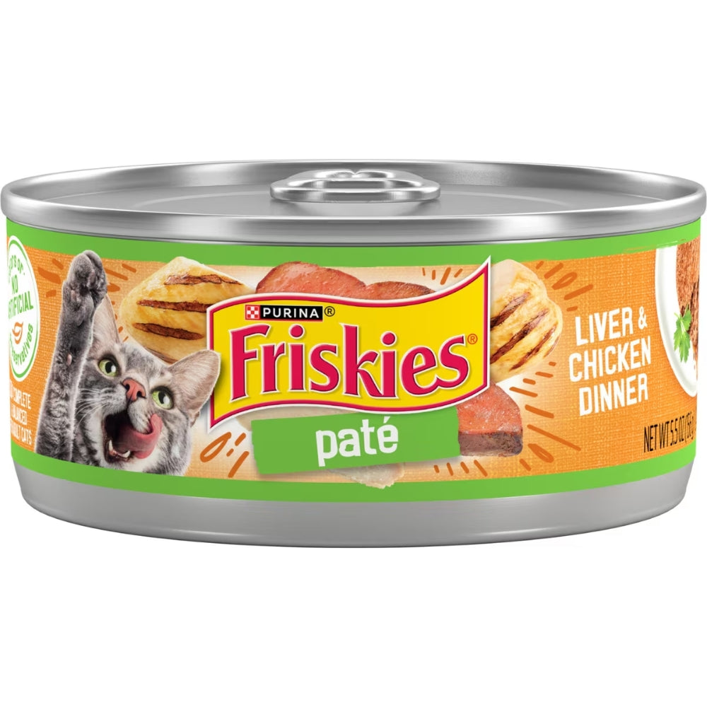 Friskies 1 Und Pate Purina Liver & Chicken Dinner 156gr
