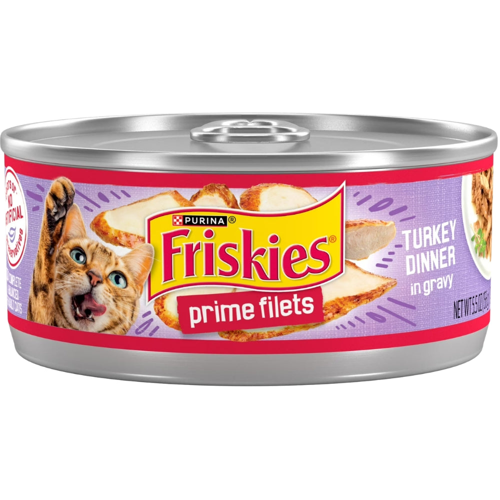 Friskies 1 Und Pate Gravy Pleasers Prime Filets Turkey Dinner in Gravy 156gr