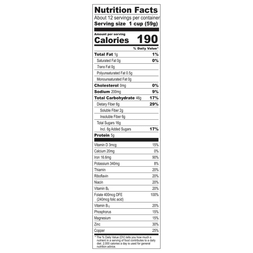 Cereal Post Raisin Bran con Pasas Sun-Maid 471gr