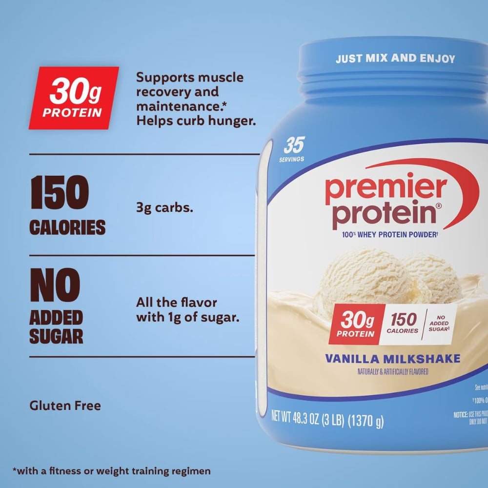 Premier Protein Vanilla Milkshake 35 Servings 1370gr