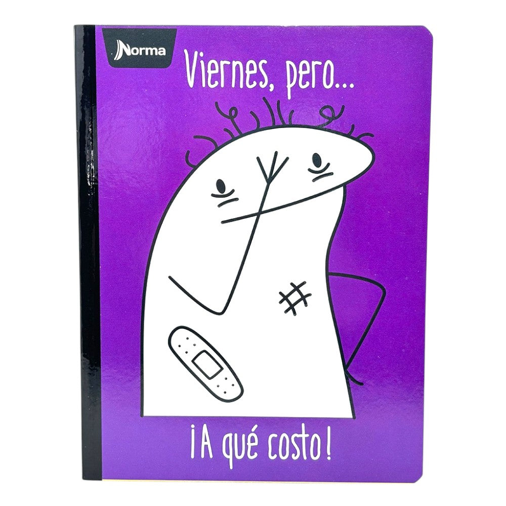 Noma Cuaderno Memes Una Linea 100 Hojas Con Stickers Diseños Surtidos