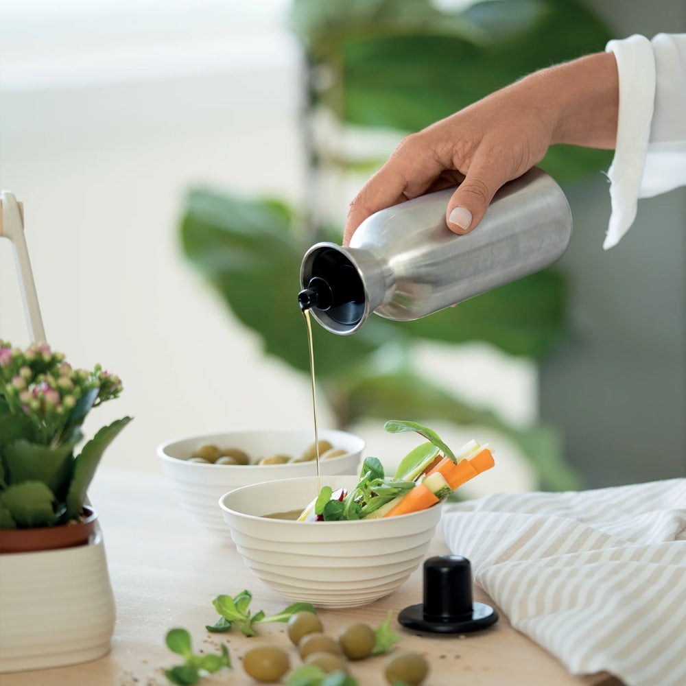 Guzzini Perfect Dressing Steel Edition Botella Dispensador Aceite/Vinagre 500ml