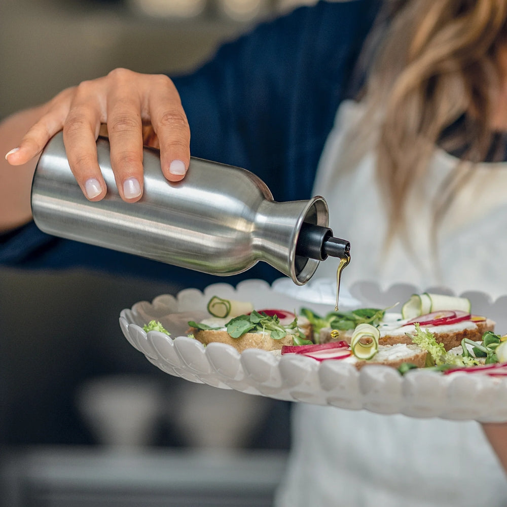Guzzini Perfect Dressing Steel Edition Botella Dispensador Aceite/Vinagre 330ml