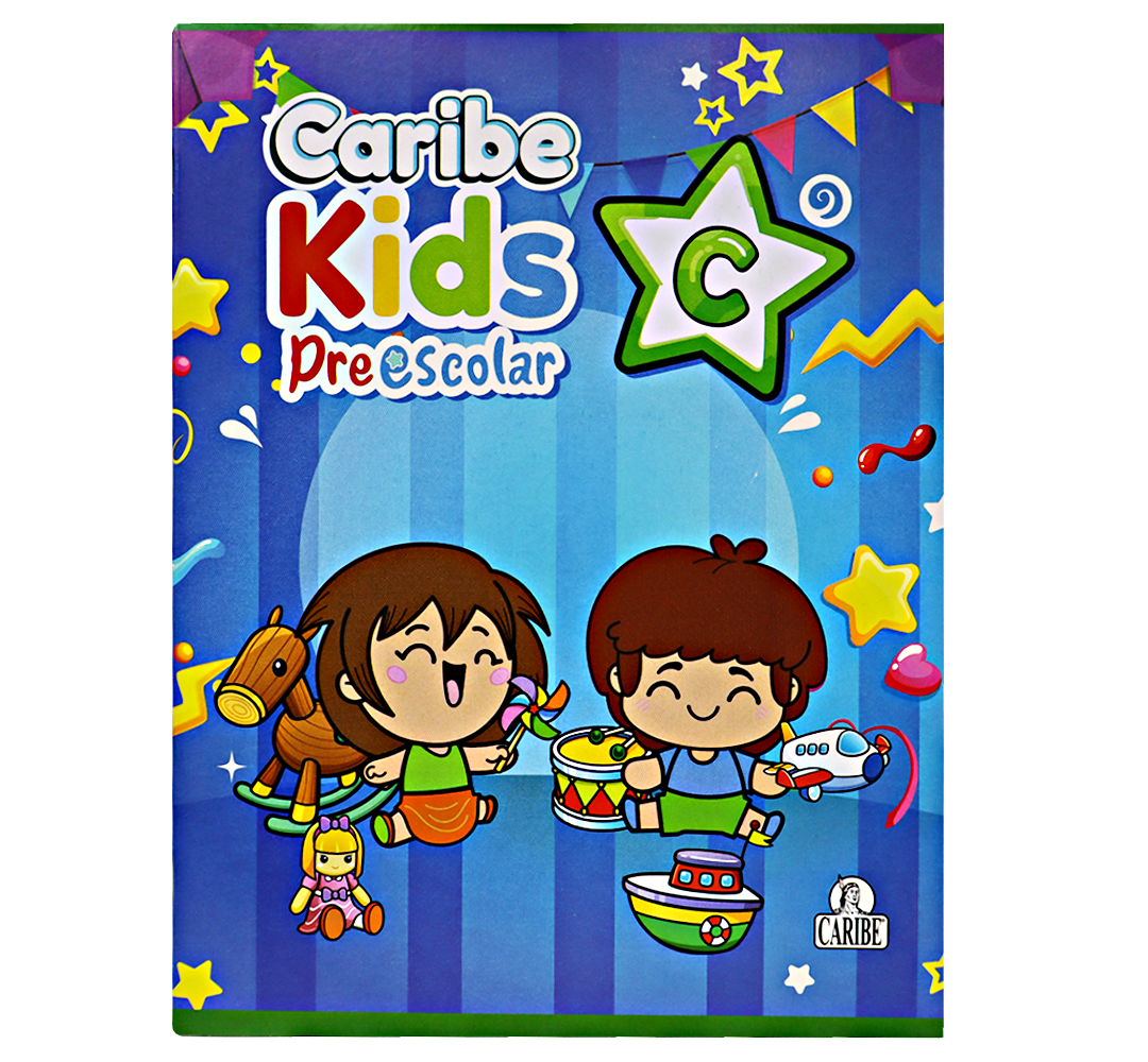 Cuaderno Engrapado Caribe Kids Preescolar Modelos Surtidos 32 Hojas