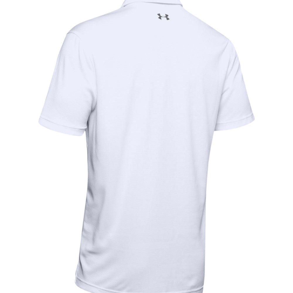 Under Armour Franela Polo Tech Para Caballeros Color Blanco