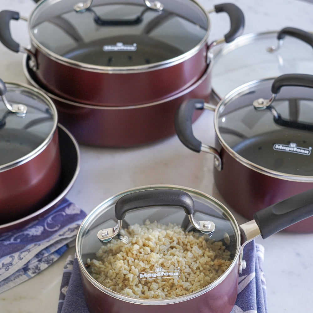 Magefesa Juego de Ollas Basic Bateria 11 Piezas