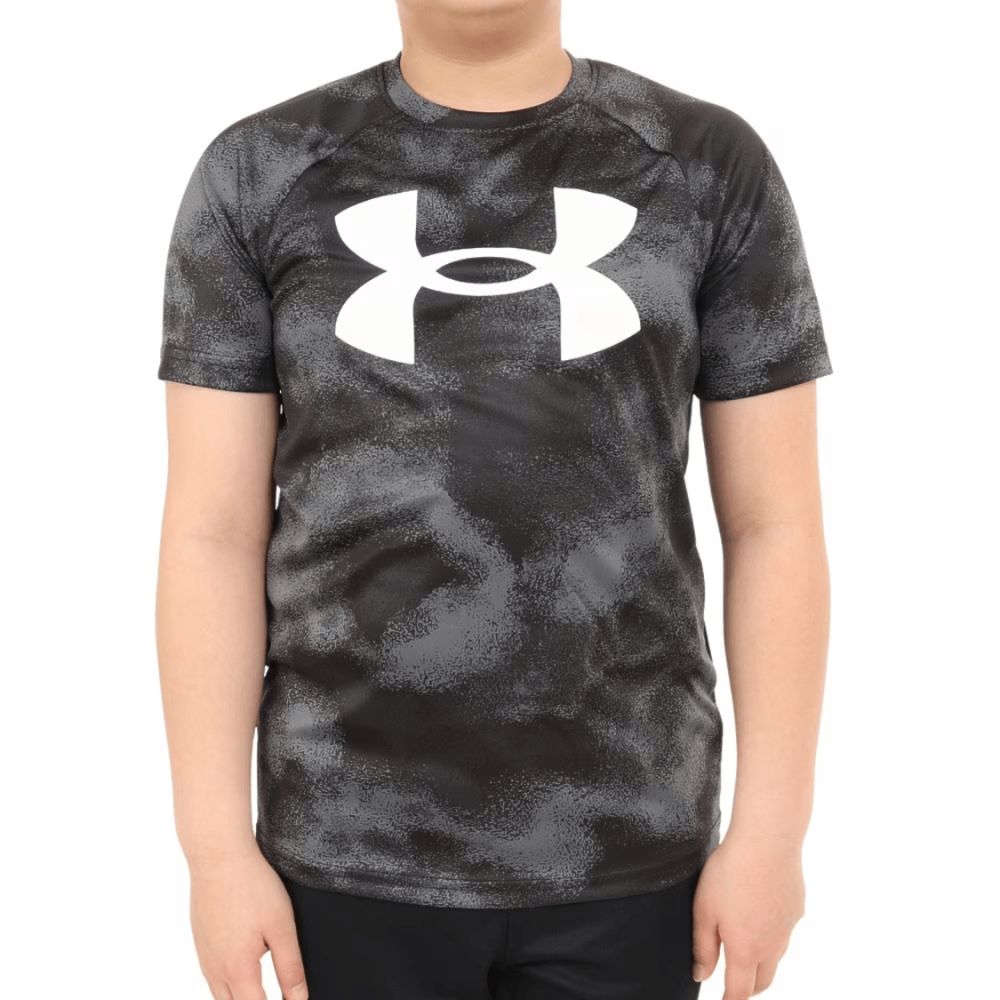 Under Armour Franela Manga Corta Para Niños Tech™ Big Logo Printed