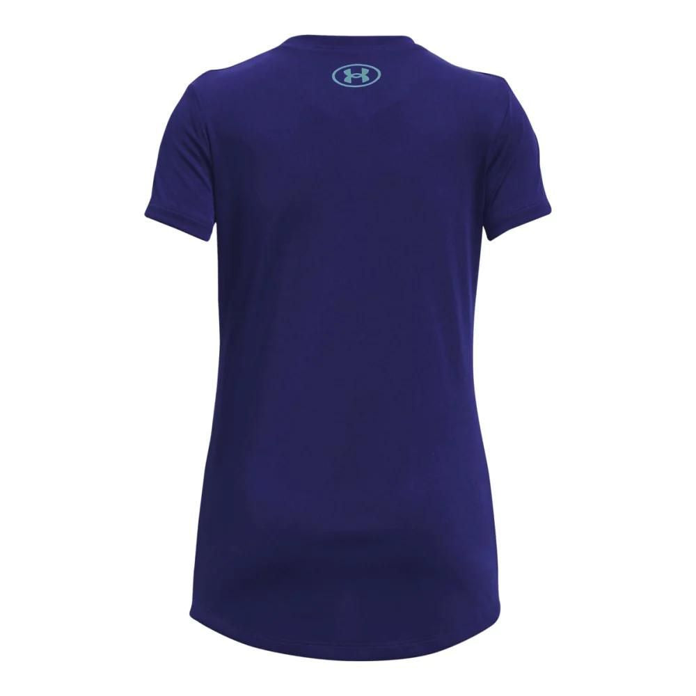 Under Armour Franela Manga Corta Tech™ Print  Wordmark Para Niñas