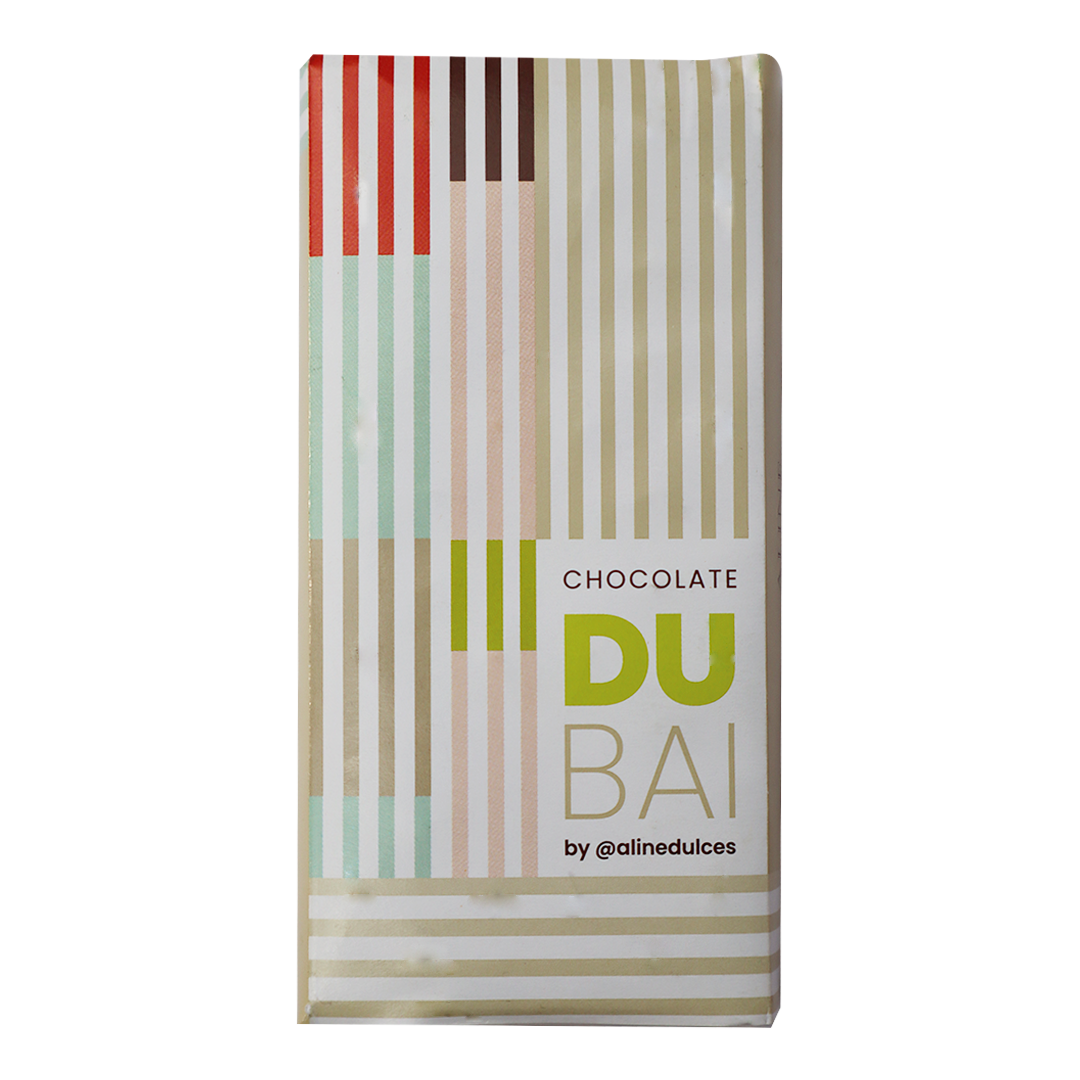 Chocolate Blanco Dubai Relleno de Pistacho