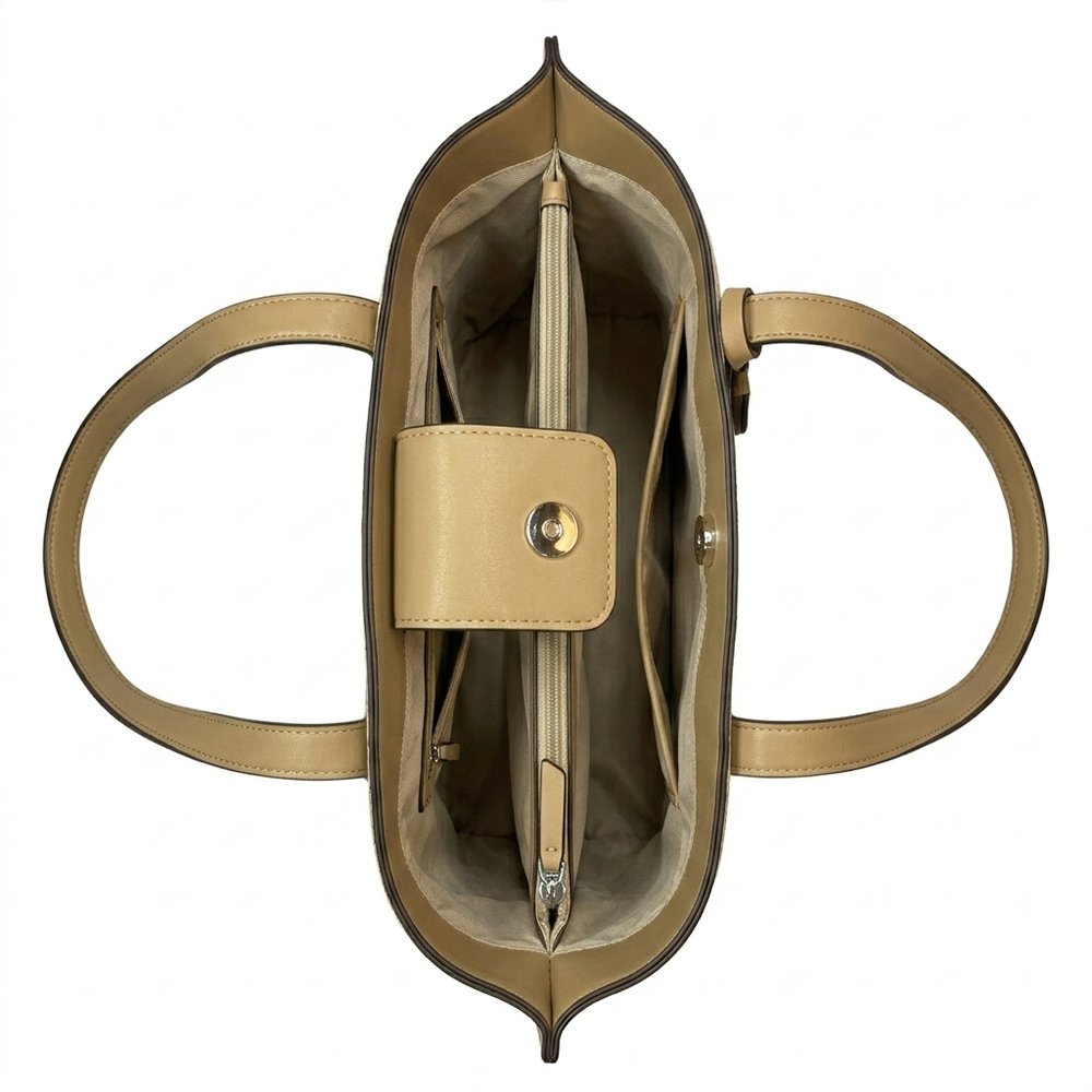 Nine West Cartera Hunt Light Khaki Logo