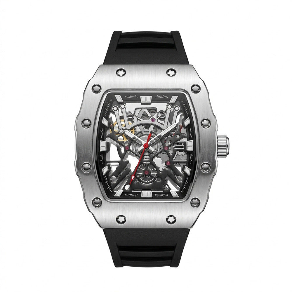 Ed Hardy Reloj Para Caballeros Silver & Black