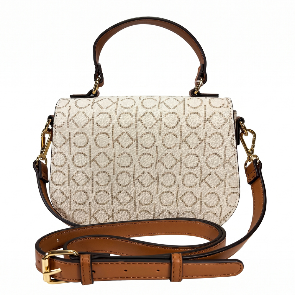 Calvin Klein Cartera Crossbody & Handbag White