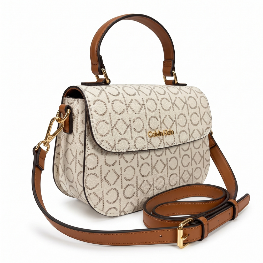 Calvin Klein Cartera Crossbody & Handbag White