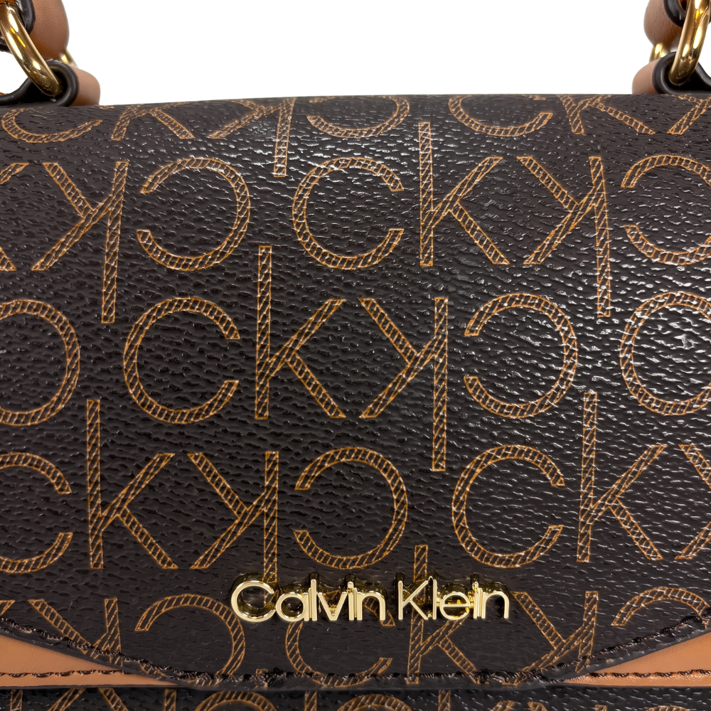 Calvin Klein Cartera Handbag Brown