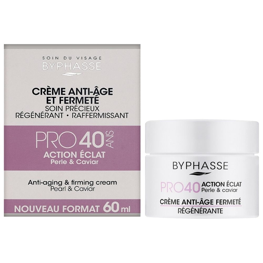 Byphasse Anti Aging & Firming Cream 40 años Pearl & Caviar 60ml