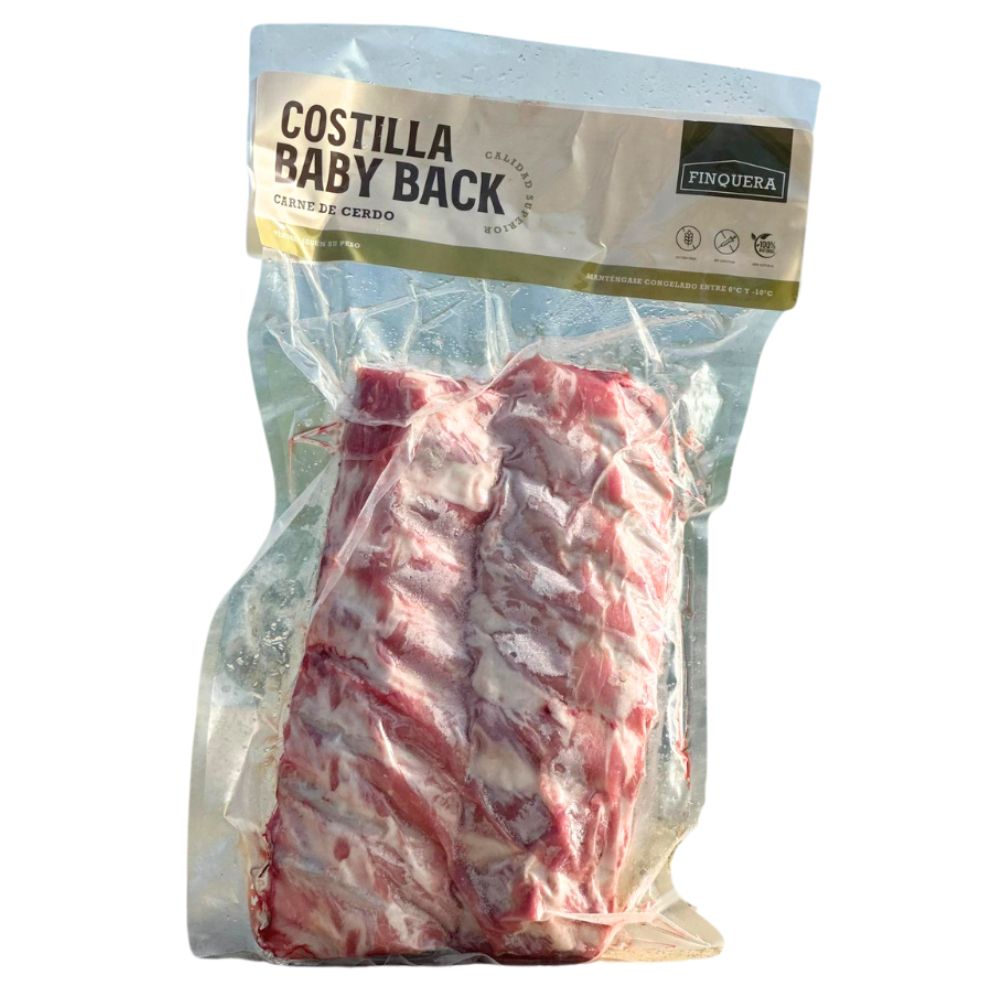 Costilla Baby Back Carne de Cerdo 3 Opciones Alimentos Finquera