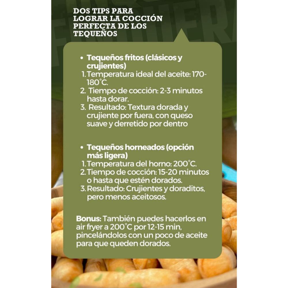 Tequeños con Queso de Bufala 30 Und Alimentos Finquera