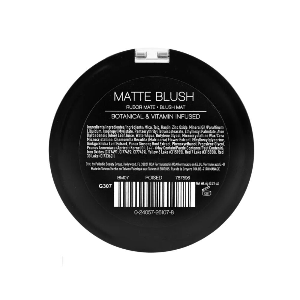 Palladio Matte Blush Poised 6gr