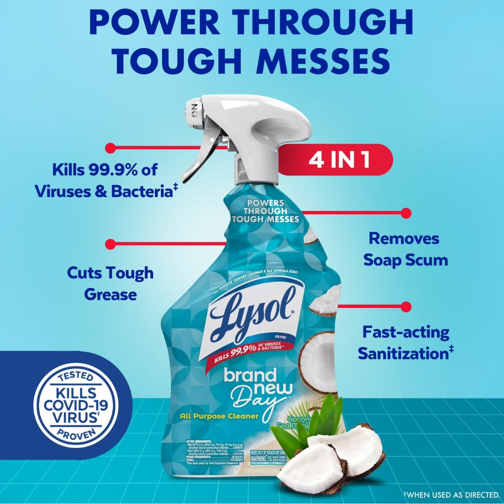 Lysol Brand New Day All Purpose Cleaner Coconut & Sea Minerals 946ml