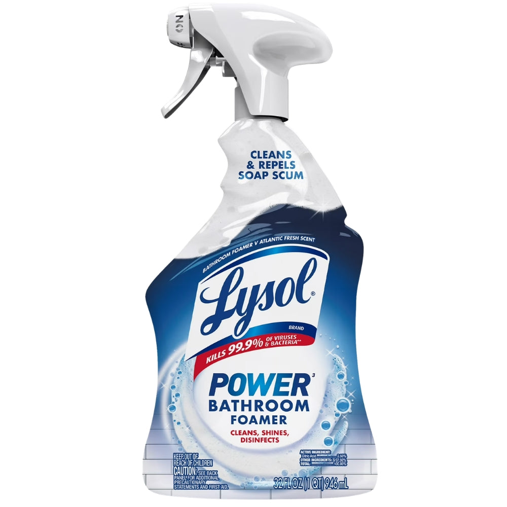 Lysol Power Bathoroom Foamer Cleans Shines Desinfects 946ml