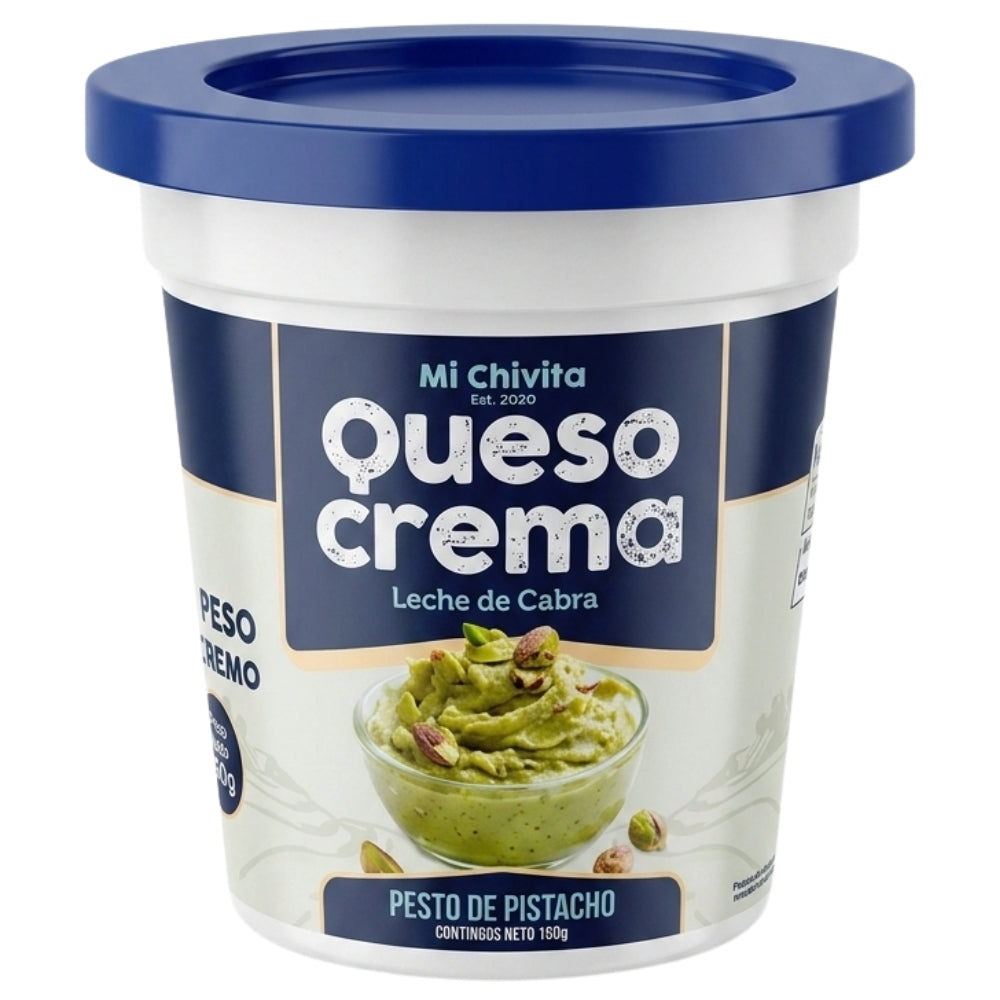 Queso Crema Con Pesto de Pistachos Mi Chivita 200gr