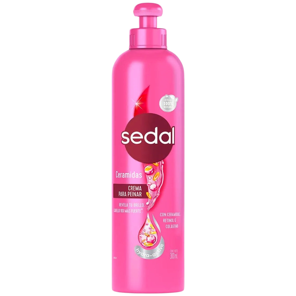 Sedal Crema Para Peinar Brillo Ceramidas 300ml