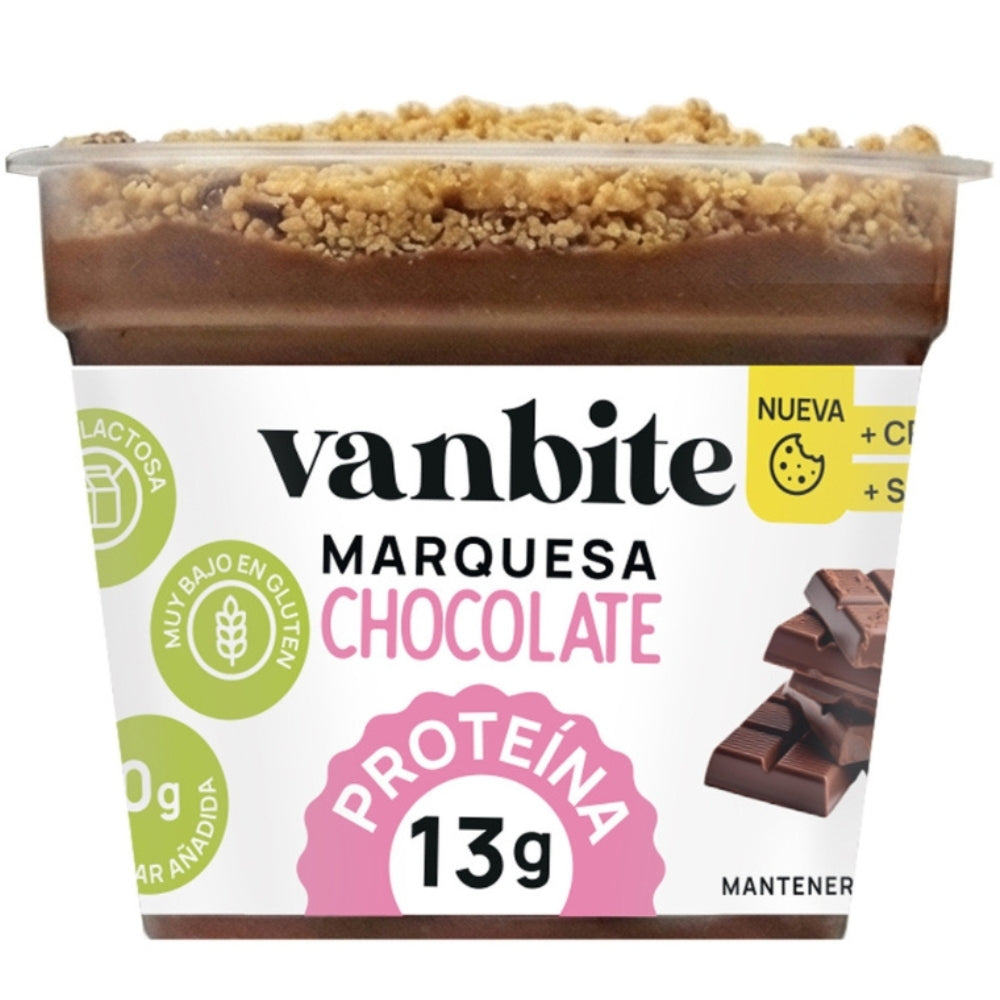 Vanbite Marquesa de Chocolate 15gr Protein 141gr
