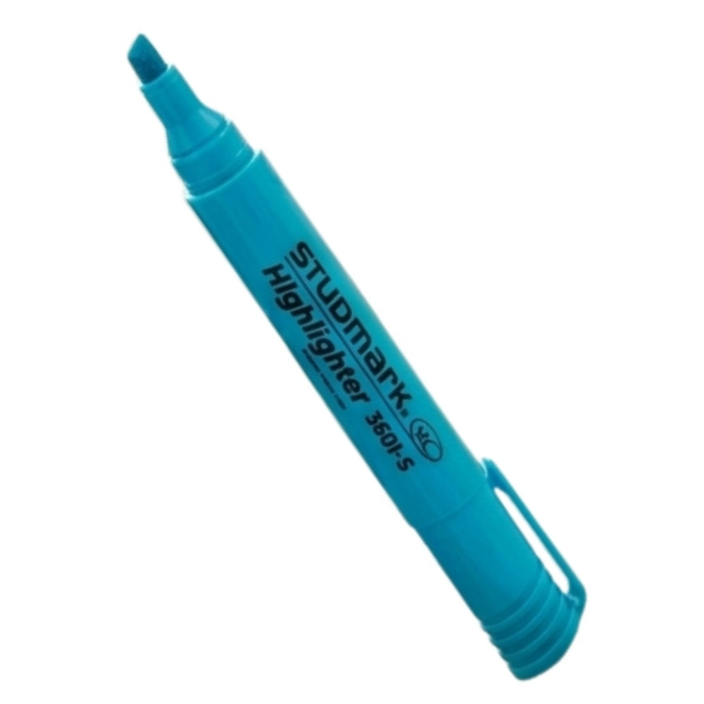 Studmark Marcador Fluorescente Azul Celeste 1 Und