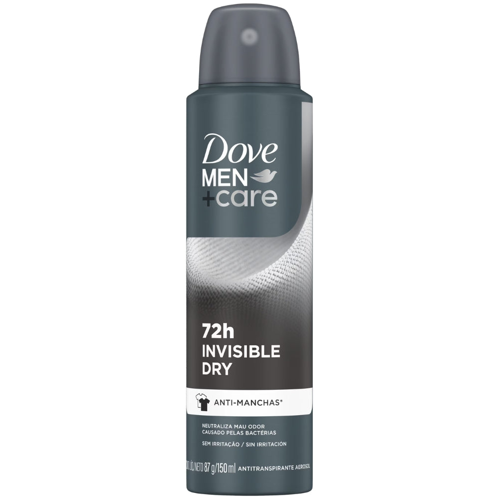 Dove Men Desodorante Care Spray Invisible Dry 150mL.