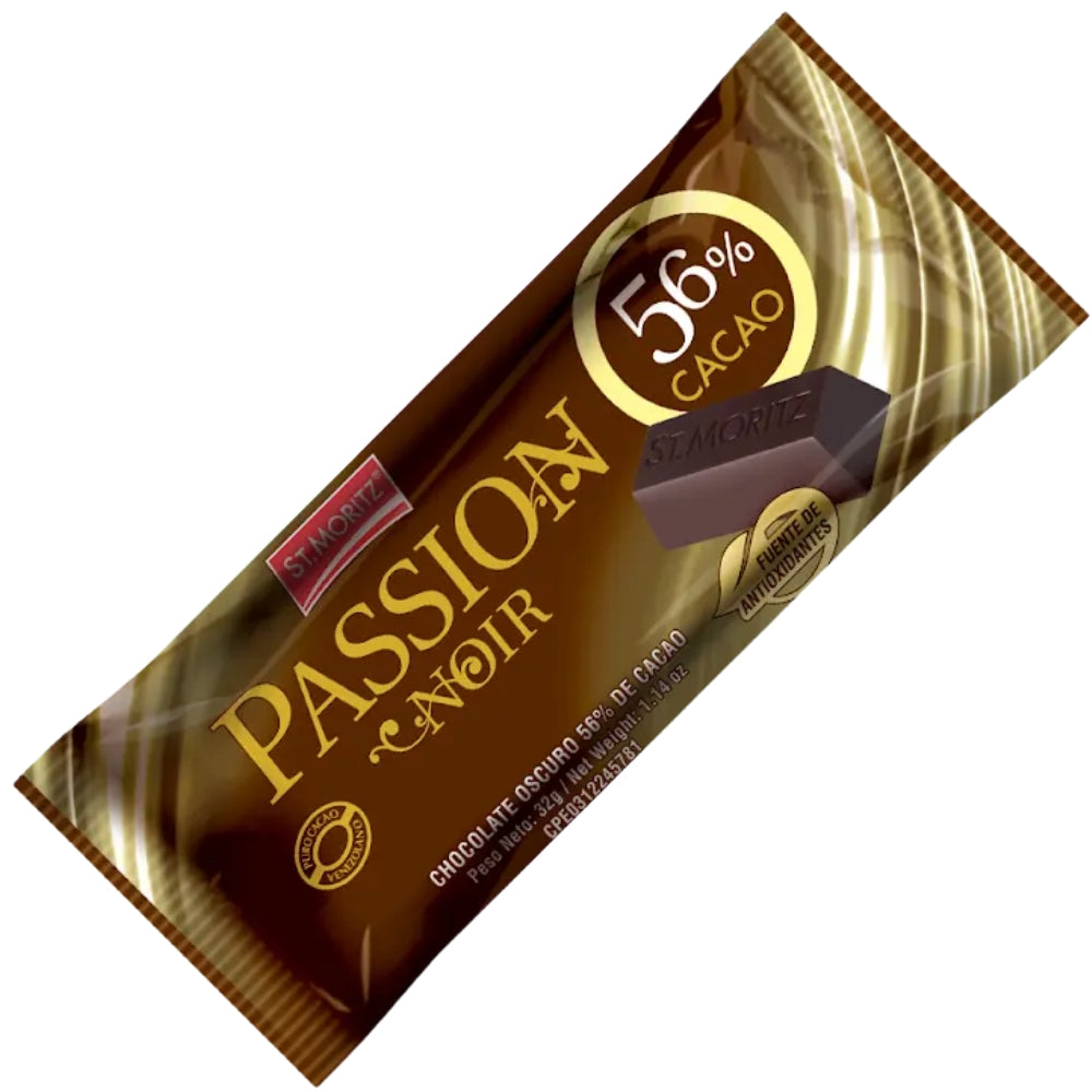 St. Moritz Chocolate Passion Noir 1 Und 56% Cacao 32gr
