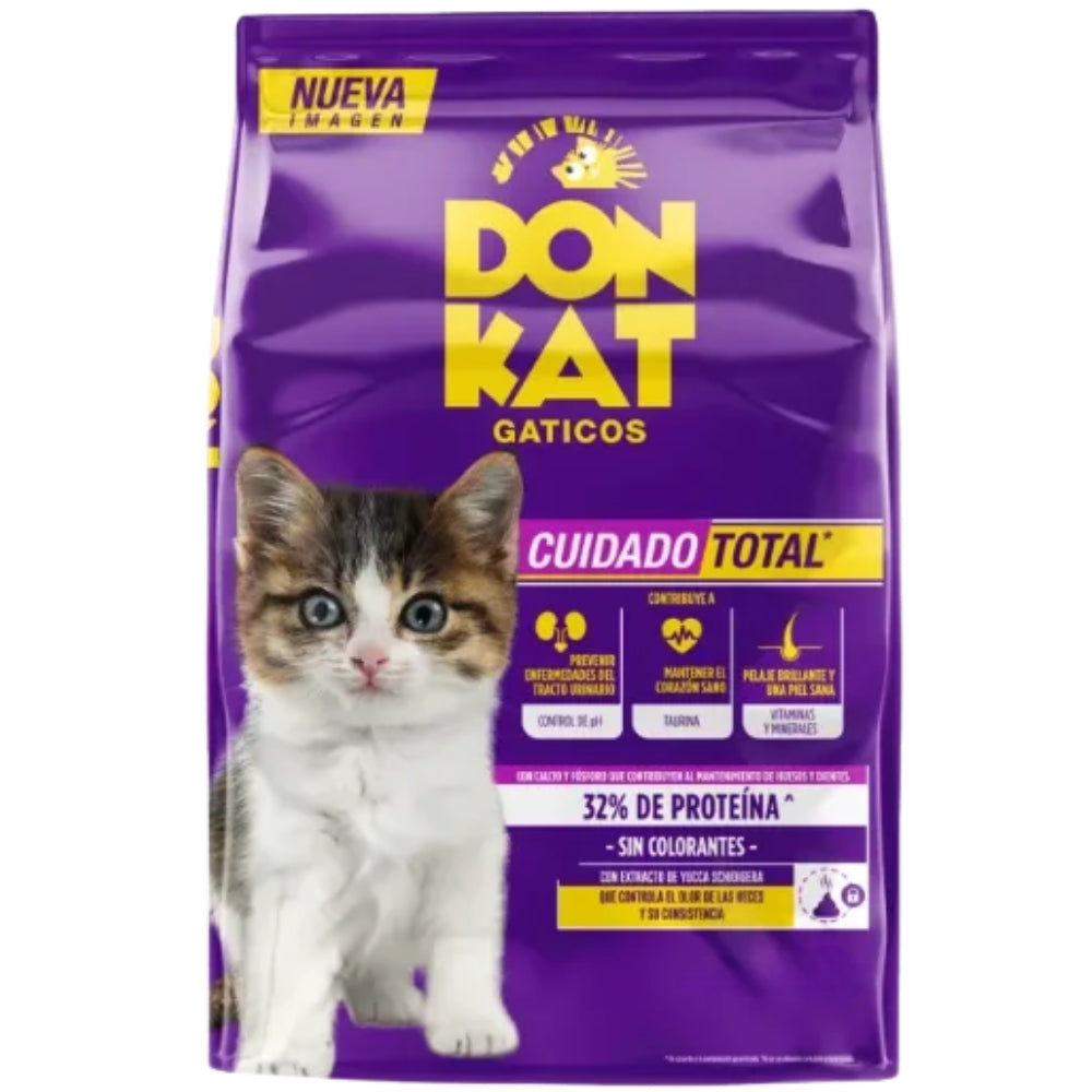 DON KAT Comida para Gatitos Adulto Formula Completa y Balanceada 7 Kg
