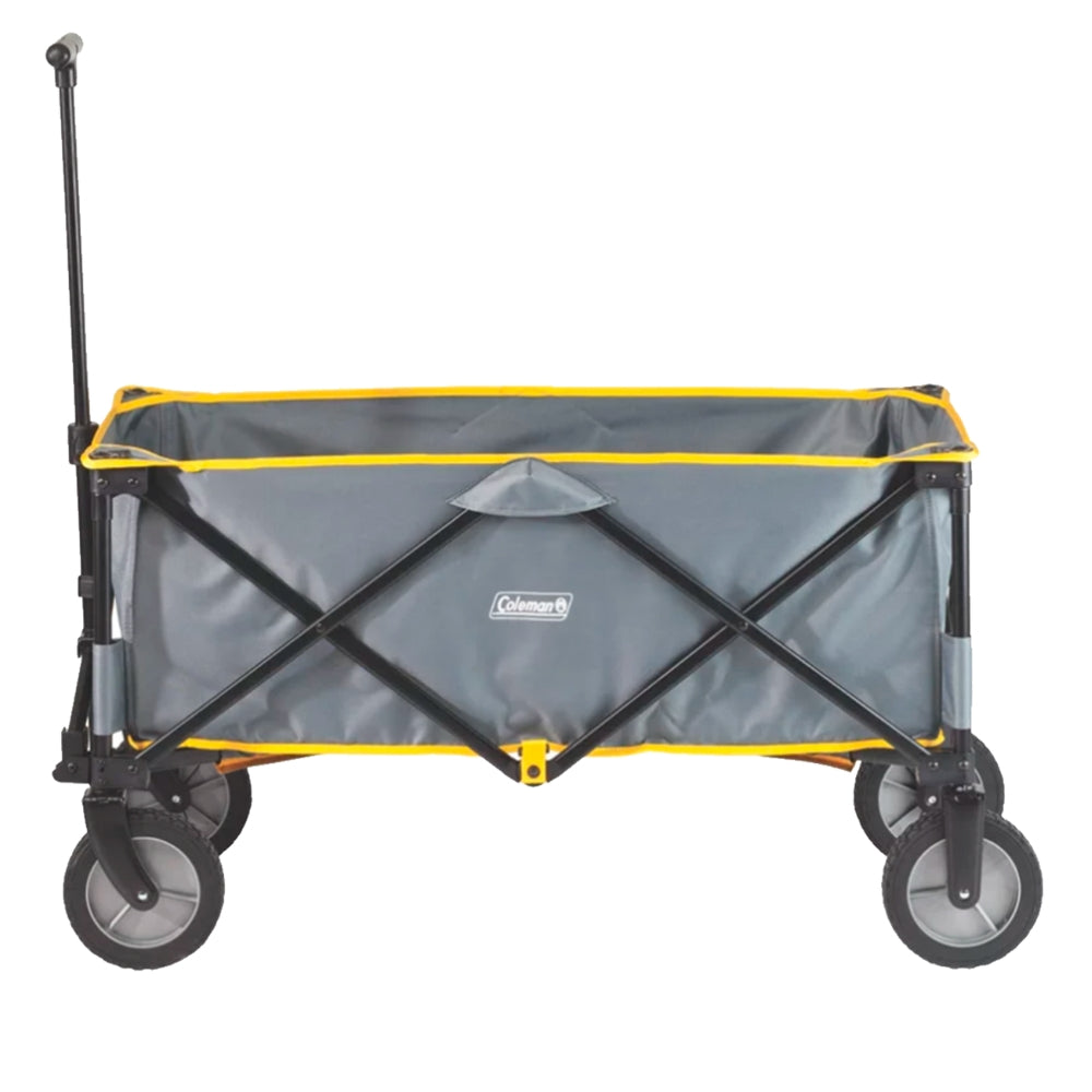 Coleman Carrito Playero Cuatro Ruedas Gris-Amarillo Farro Transportador