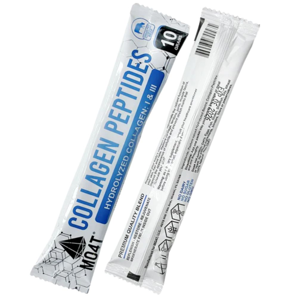 MO4T Péptidos De Colágeno Hidrolizado 12 Individual Stick