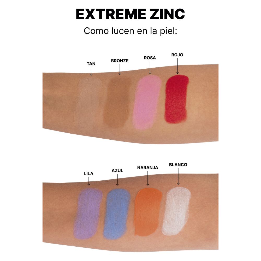 Protector Solar Sun Zapper Extreme Zinc Beauty Pack 15gr x 3 Und