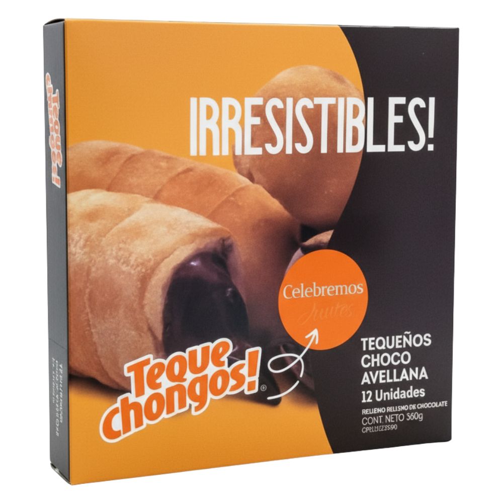 Tequechongos! Tequeños Rellenos de Chocoavellanas 12 Und