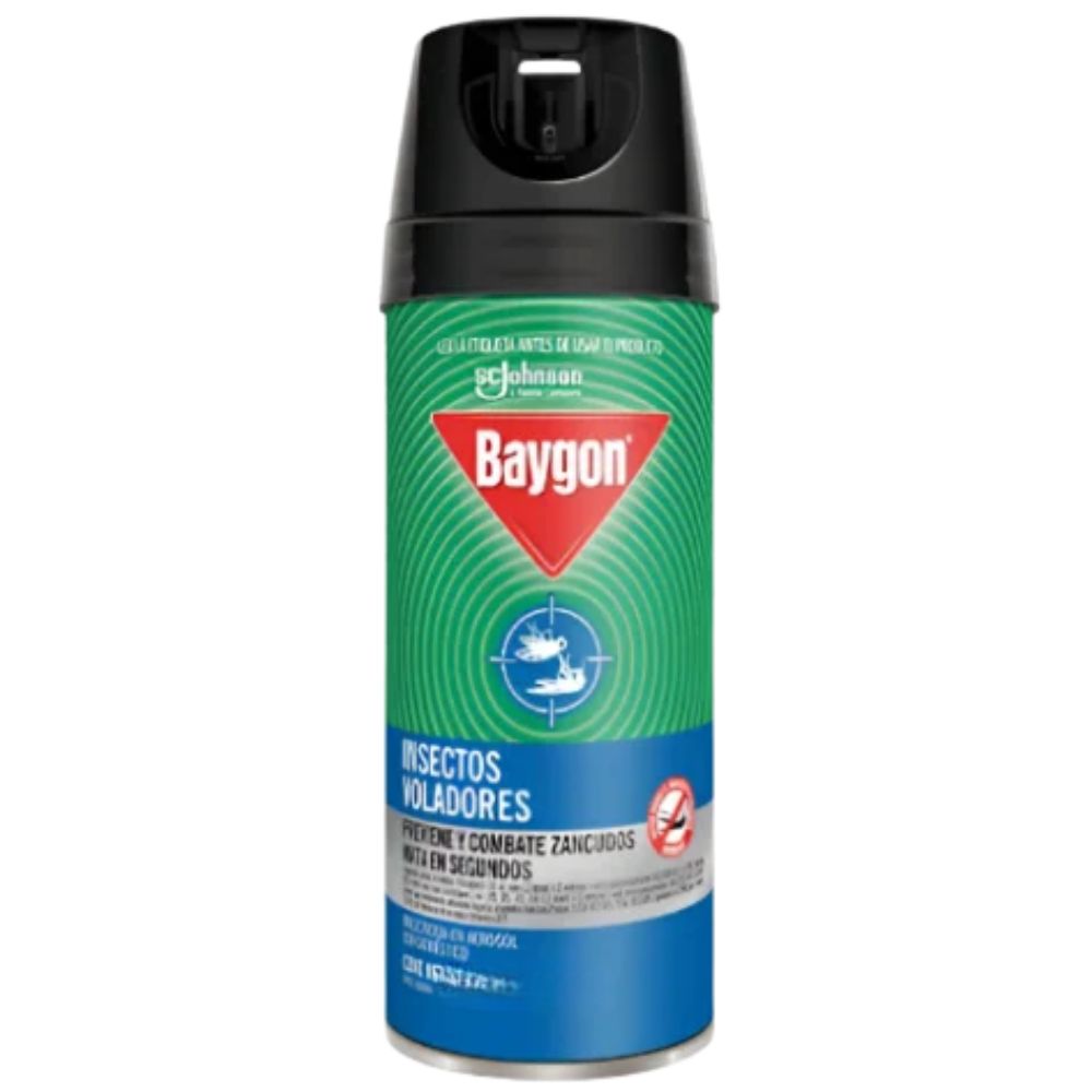 Baygon Doble Accion Contra Zancudos e Insectos Voladores 360ml