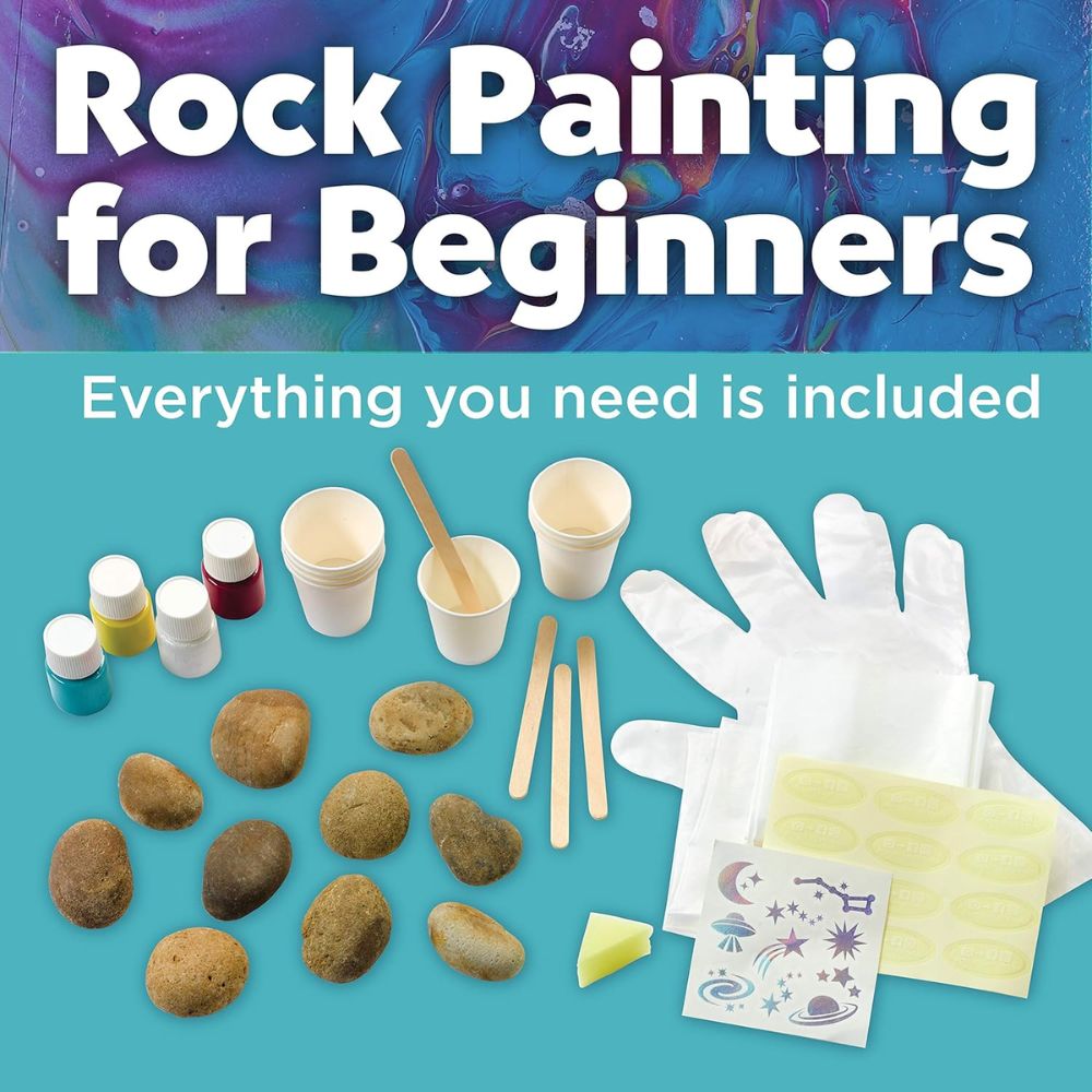 Creativity For Kids Hide & Seek Paint Pour Rocks 6+