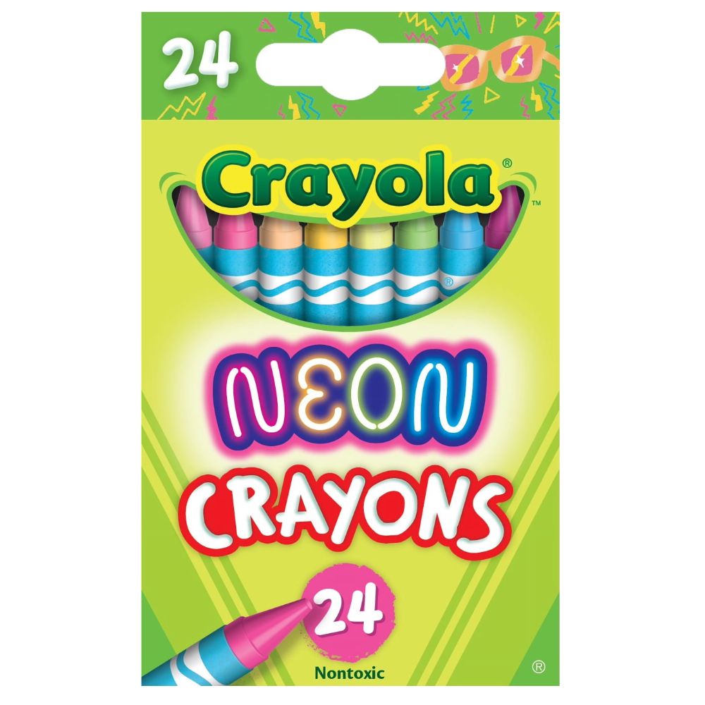 Crayola Creyones Neon 24 Piezas