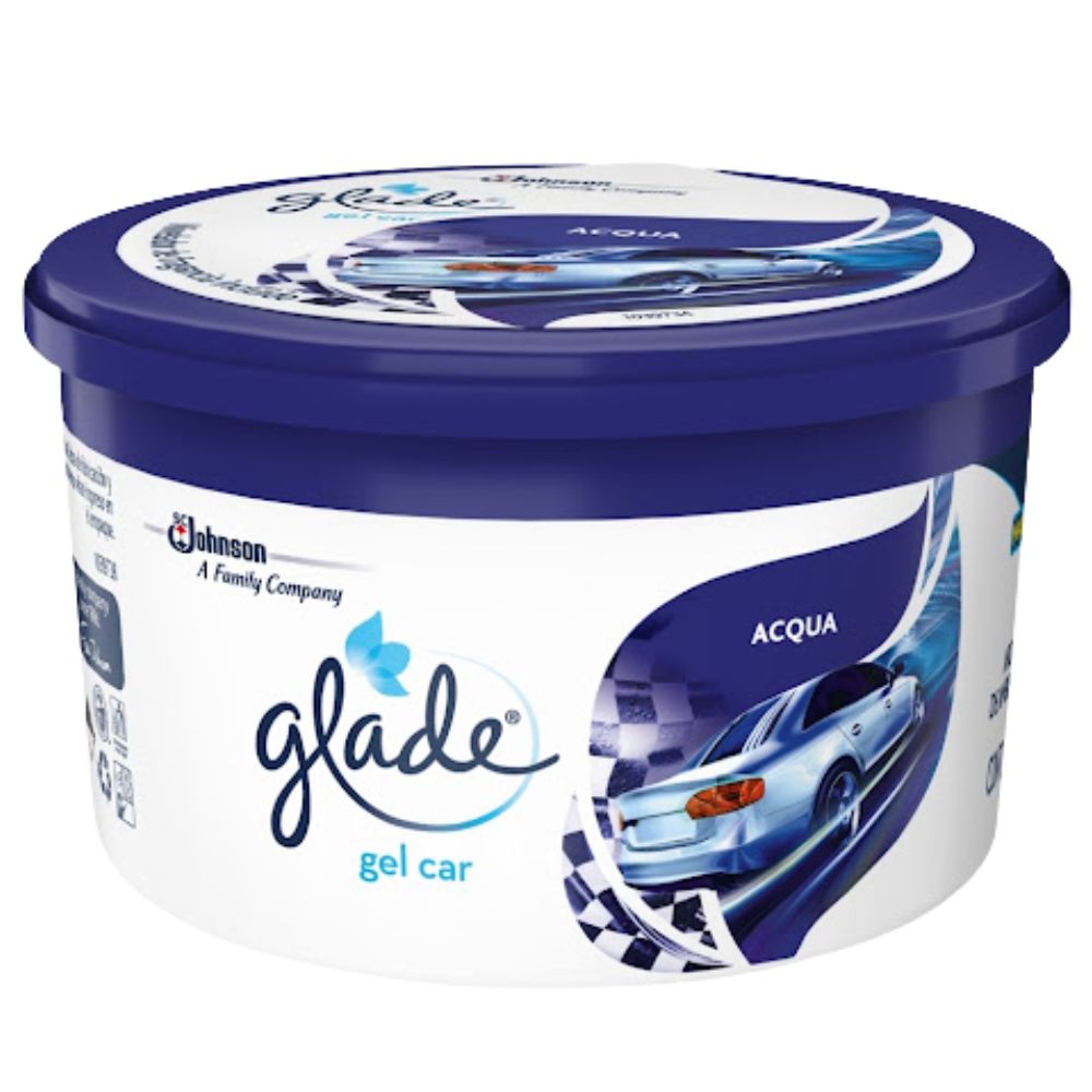 Glade Gel Car Acqua Ambientador De Carro 70gr