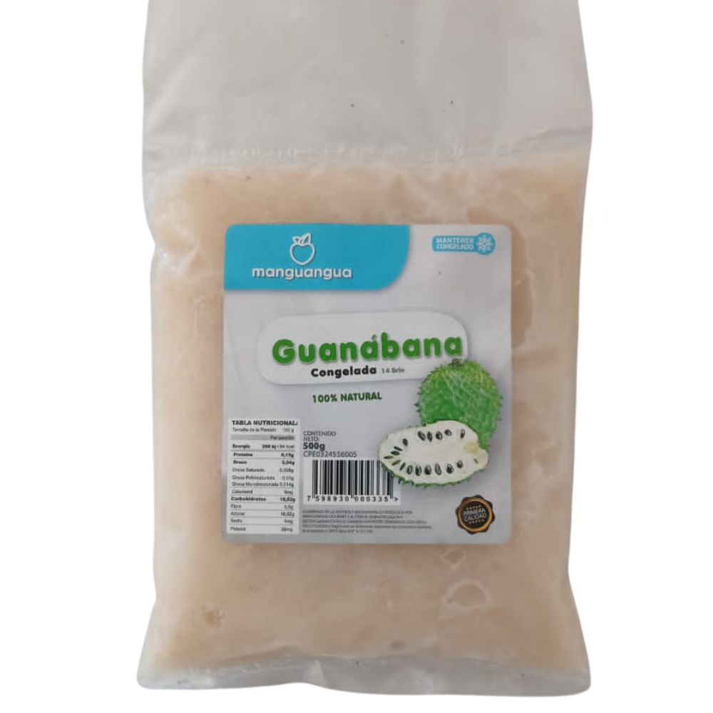 Manguangua Pulpa de Guanabana Congelada 500gr