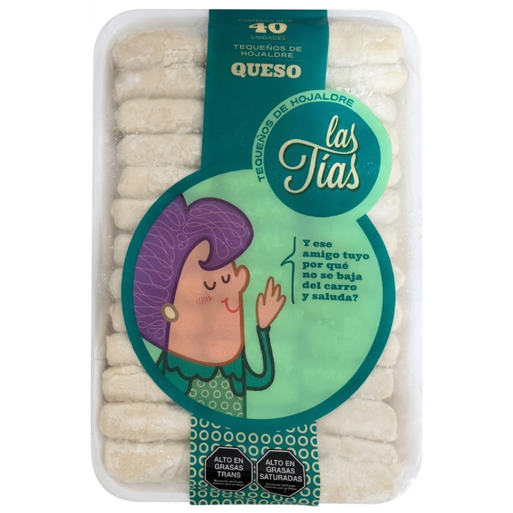 Las Tías Tequeños De Hojaldre De Queso 40 Und