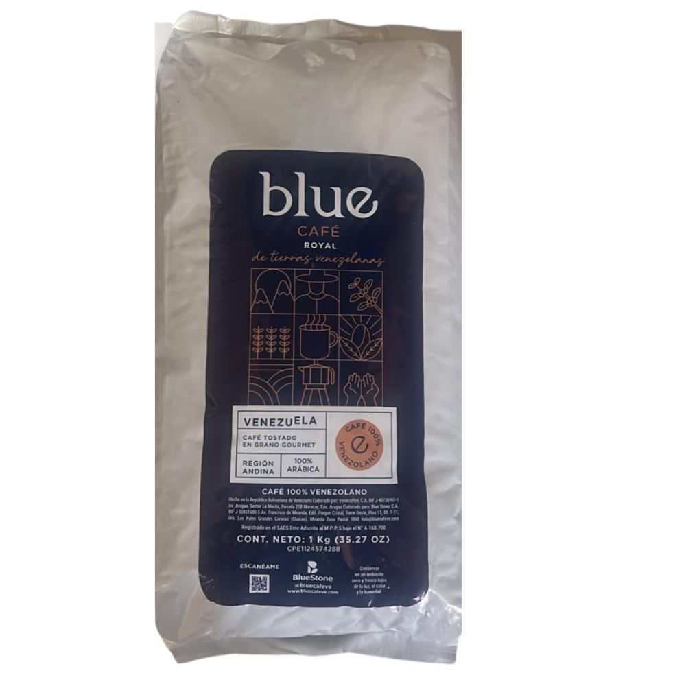 Blue Cafe en Granos Royal 1 Kg
