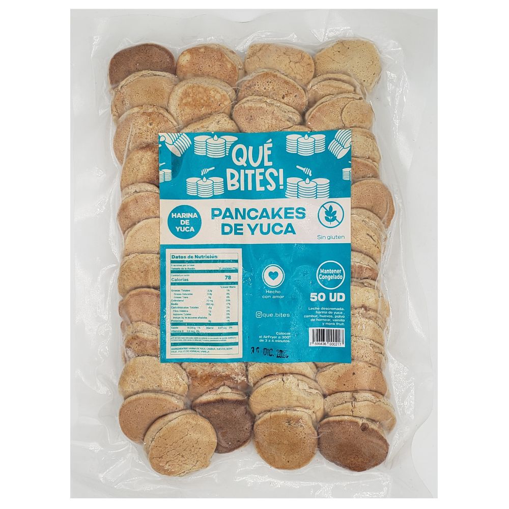 Que Bites Pancakes de Yuca 50Und
