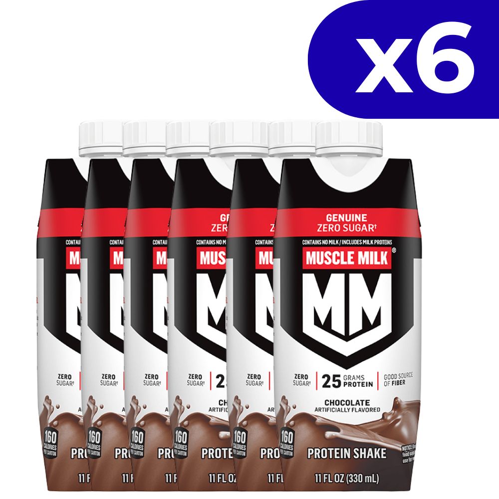 Proteina Muscle Milk 6 Und Protein Shake Chocolate 330ml c/u